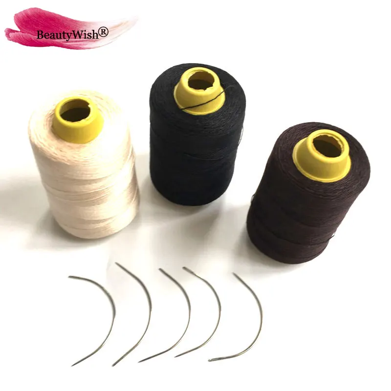 Black Hair Weaving Thread 1 Roll Thread with 5units C Weaving needles Brown Beige Weft Thread
Black Hair Weaving Thread 1 Roll Thread with 5units C Weaving needles Brown Beige Weft Thread