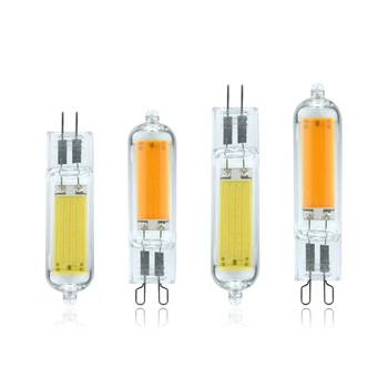 Dimmable LED G4 G9 Light Bulbs 6W 9W COB Glass LED Lamps Replace 40W 60W Halogen Bulb for Pendant Lighting Fixture Chandeliers
Dimmable LED G4 G9 Light Bulbs 6W 9W COB Glass LED Lamps Replace 40W 60W Halogen Bulb for Pendant Lighting Fixture Chandeliers