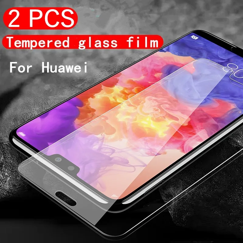 

2pcs/Lot 9H Tempered Glass For Huawei P30 P20 Pro P10 P9 P8 Lite Plus 2017 2015 Explosion Proof Screen Protector Protective Film