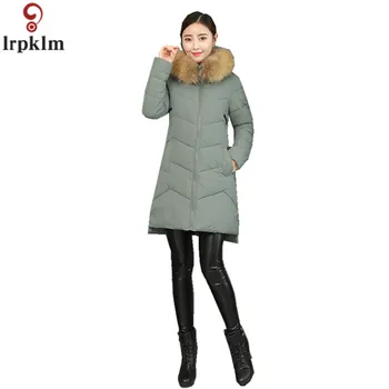 Jackets Women's Winter Long Jacket 2018 Cotton Padded Coat Women Fake Fur Collar Zipper Outwear Coats Female Slim Thick CH587
Jackets Women's Winter Long Jacket 2018 Cotton Padded Coat Women Fake Fur Collar Zipper Outwear Coats Female Slim Thick CH587