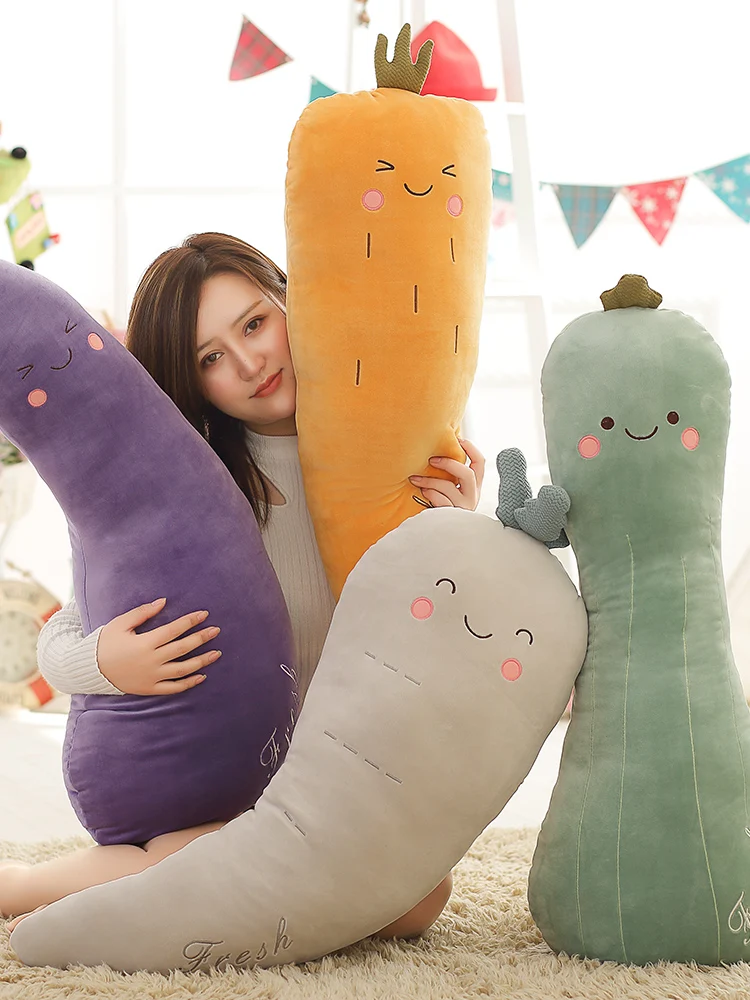 Candice guo! cute plush toy lovely long body vegetable carrot radish eggplant luffa soft stuffed cushion pillow birthday gift 1p
Candice guo! cute plush toy lovely long body vegetable carrot radish eggplant luffa soft stuffed cushion pillow birthday gift 1p