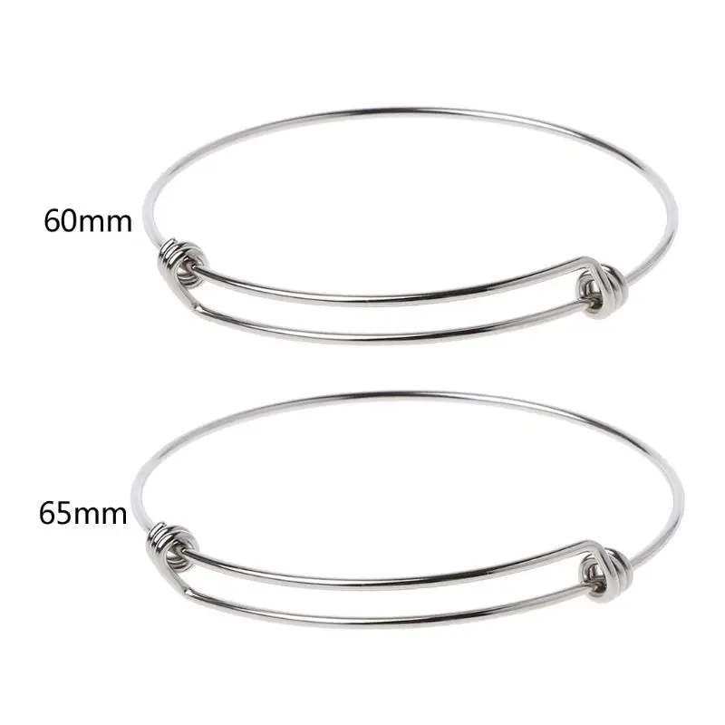10Pcs Fashion Expandable Blank Bracelets Stainless Steel Wire Bangle DIY Jewelry Making Accessory
10Pcs Fashion Expandable Blank Bracelets Stainless Steel Wire Bangle DIY Jewelry Making Accessory