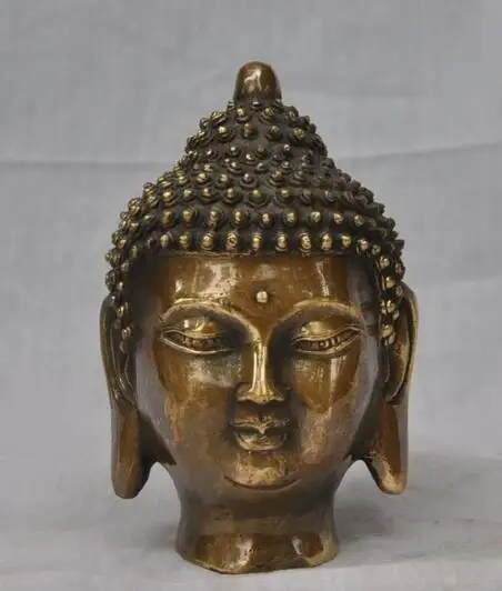 S05610 Chinese Tibetan Buddhism bronze copper Shakyamuni buddha sakyamuni head statue
S05610 Chinese Tibetan Buddhism bronze copper Shakyamuni buddha sakyamuni head statue