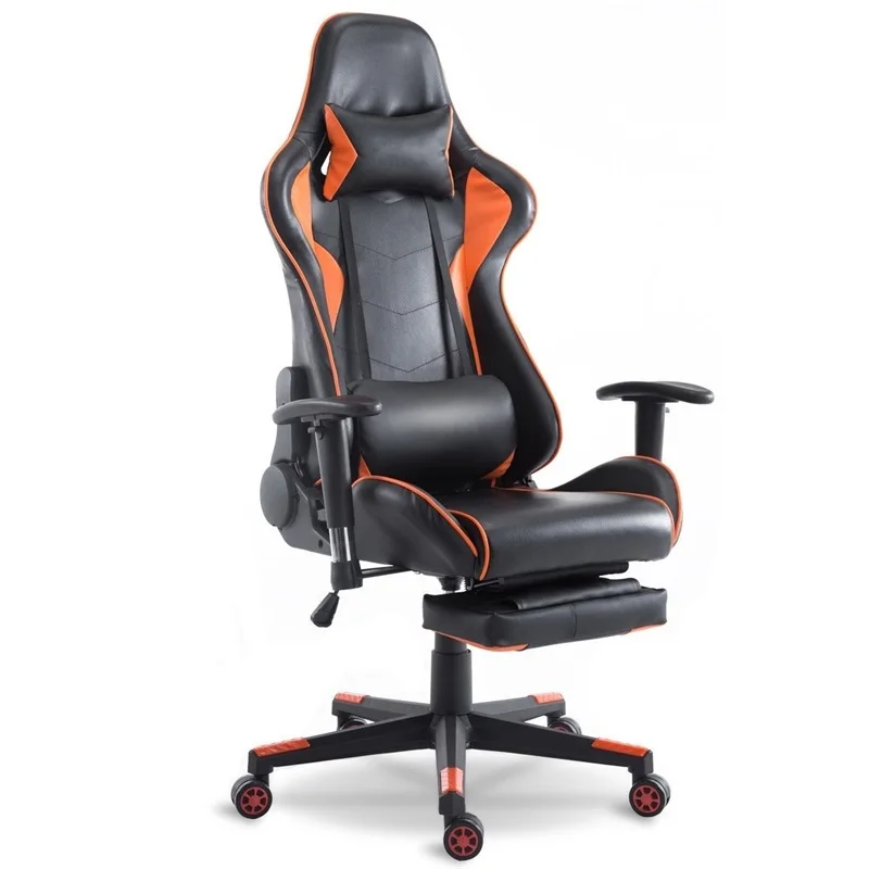 Ergonomic PU Leather High Back Swicel Chairs Racing Recliner Computer Gaming Chair with Footrest HW56577
Ergonomic PU Leather High Back Swicel Chairs Racing Recliner Computer Gaming Chair with Footrest HW56577