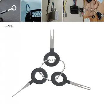 3PCS Universal Stainless Steel +PVC Car Harness Wiring Crimp Connector Plug Terminal Removal Tool Kit Accessories
3PCS Universal Stainless Steel +PVC Car Harness Wiring Crimp Connector Plug Terminal Removal Tool Kit Accessories