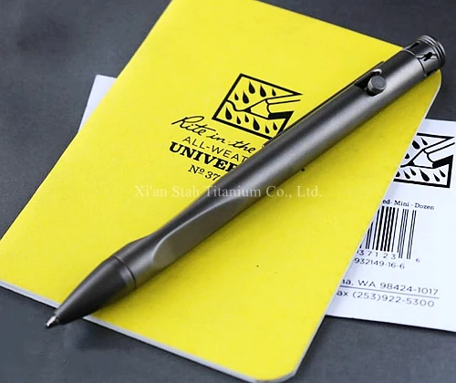 Titanium TC21 Gel Pen 132mm Long 10.5mm Diameter 39g CNC Machined with EDC Clip Tritium Slots Matte Surface Exquisite Apperance
Titanium TC21 Gel Pen 132mm Long 10.5mm Diameter 39g CNC Machined with EDC Clip Tritium Slots Matte Surface Exquisite Apperance
