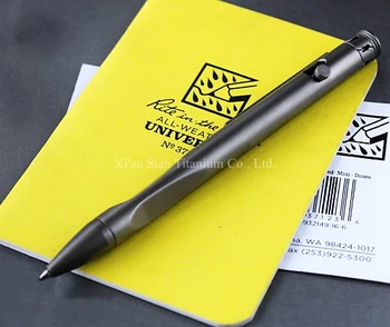 Titanium TC21 Gel Pen 132mm Long 10.5mm Diameter 39g CNC Machined with EDC Clip Tritium Slots Matte Surface Exquisite Apperance
Titanium TC21 Gel Pen 132mm Long 10.5mm Diameter 39g CNC Machined with EDC Clip Tritium Slots Matte Surface Exquisite Apperance