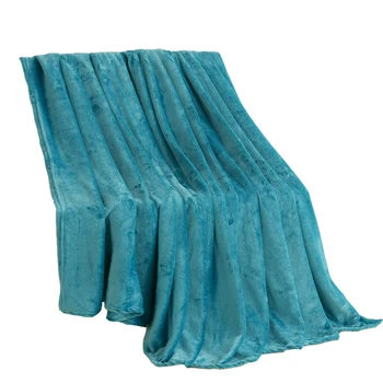 Coral Fleece Flannel Blanket Solid Blue Polyester Plaid Bedsheet Single Doube Bed Queen King Faux Fur Blankets On The Bed
Coral Fleece Flannel Blanket Solid Blue Polyester Plaid Bedsheet Single Doube Bed Queen King Faux Fur Blankets On The Bed