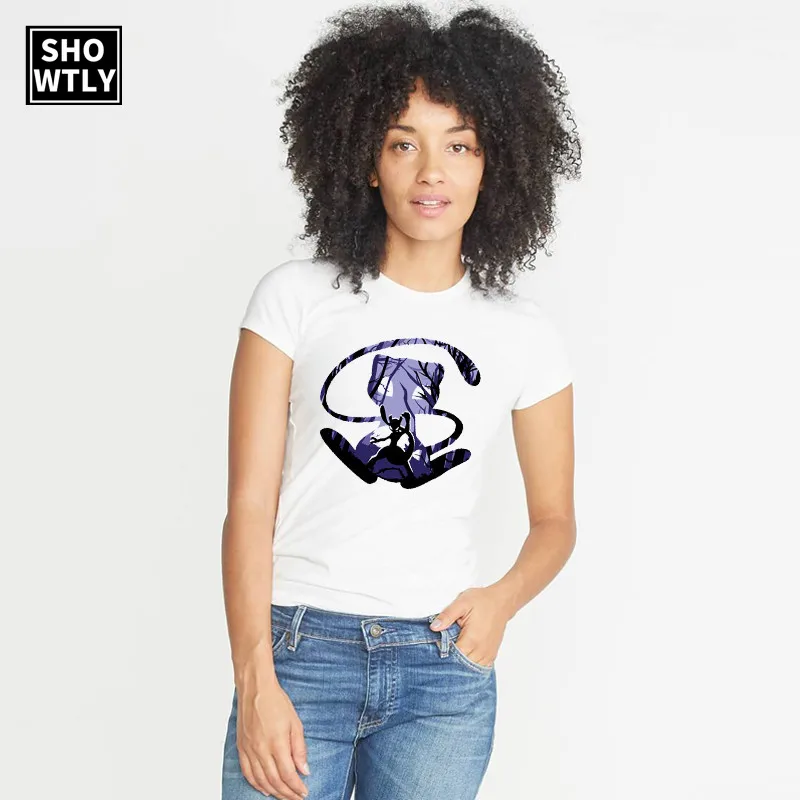 Showtly Pokemon Mew & Mewtwo T-Shirt Sleepwear Pokeball Funny Femme Clothes Cute Casual Women Tshirt
Showtly Pokemon Mew & Mewtwo T-Shirt Sleepwear Pokeball Funny Femme Clothes Cute Casual Women Tshirt