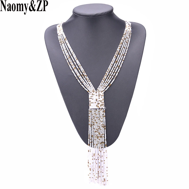 Naomy&ZP Long Tassel Maxi Necklace For Women Ethnic Bohemian Big Beads Pendant Statement Necklace Boho Collar Fashion Jewelry
Naomy&ZP Long Tassel Maxi Necklace For Women Ethnic Bohemian Big Beads Pendant Statement Necklace Boho Collar Fashion Jewelry