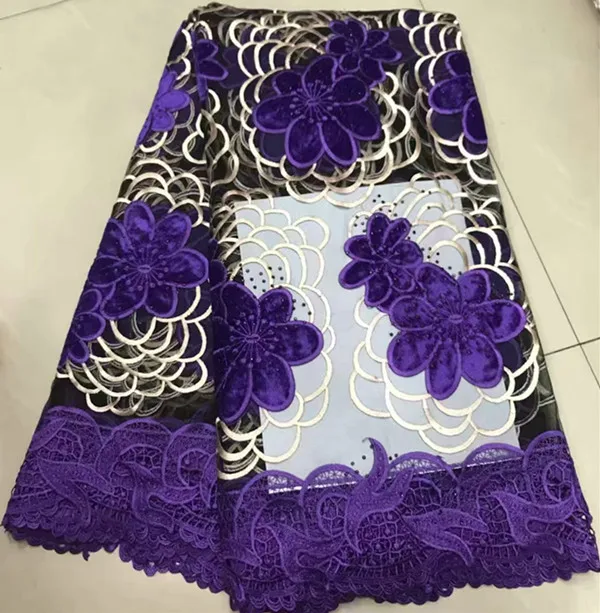 African french lace fabric embroidered guipure lace fabric with stone velvet lace fabric 5yards nigerian lace fabrics ZQ-A132
African french lace fabric embroidered guipure lace fabric with stone velvet lace fabric 5yards nigerian lace fabrics ZQ-A132