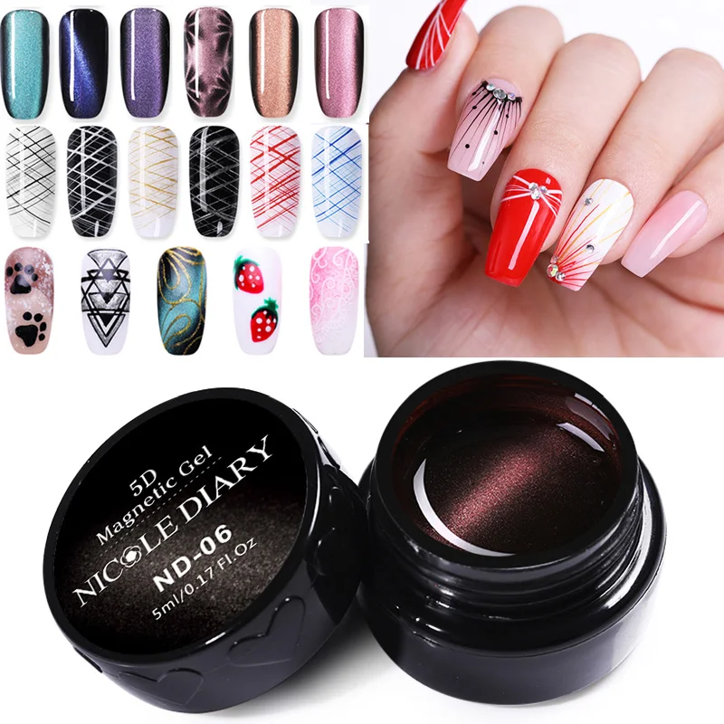 NICOLE DIARY Nail Gel Paint Gel Magnetic 5D Cat Eye UV Gel Nail Polish Nail Art Varnish Soak Off UV Gel Lacquer Set
NICOLE DIARY Nail Gel Paint Gel Magnetic 5D Cat Eye UV Gel Nail Polish Nail Art Varnish Soak Off UV Gel Lacquer Set
