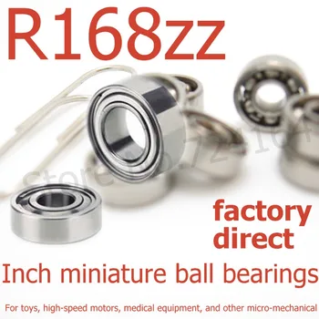 50PCS R168ZZ bearing R168ZZ,RI-614ZZ,X1/4ZZ,6350A-2Z 6.35*9.525*3.175 mm Inch miniature shielded deep groove ball bearing
50PCS R168ZZ bearing R168ZZ,RI-614ZZ,X1/4ZZ,6350A-2Z 6.35*9.525*3.175 mm Inch miniature shielded deep groove ball bearing