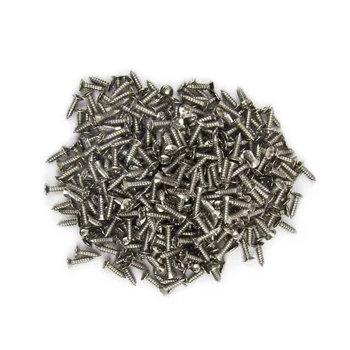 New 500pcs/Pack Electric Bass Guitar Pickguard Screws Back Plate Mounting Screws Chrome 3*12mm For ST Tele LP SG Style Guitar
New 500pcs/Pack Electric Bass Guitar Pickguard Screws Back Plate Mounting Screws Chrome 3*12mm For ST Tele LP SG Style Guitar