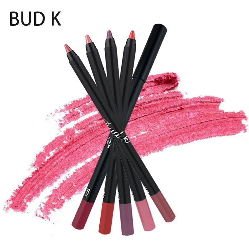 BUD K Matte Lip Liner Pencil 10 Colors Functional Eyebrow Eye Lip Makeup Waterproof Colorful Cosmetic Lipliner Pen
BUD K Matte Lip Liner Pencil 10 Colors Functional Eyebrow Eye Lip Makeup Waterproof Colorful Cosmetic Lipliner Pen