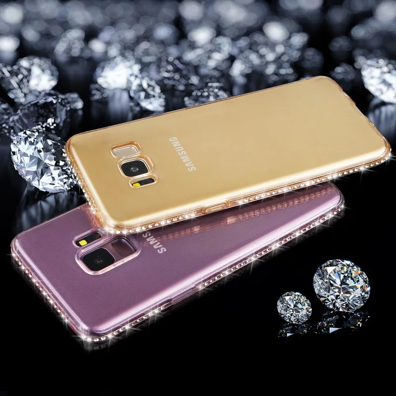 Bling Glitter Diamond Phone Case For Samsung A7 A6 A8 Plus J4 J6 J8 2018 Soft Silicon Transparent Cover For Galaxy S8 S9 Plus
Bling Glitter Diamond Phone Case For Samsung A7 A6 A8 Plus J4 J6 J8 2018 Soft Silicon Transparent Cover For Galaxy S8 S9 Plus