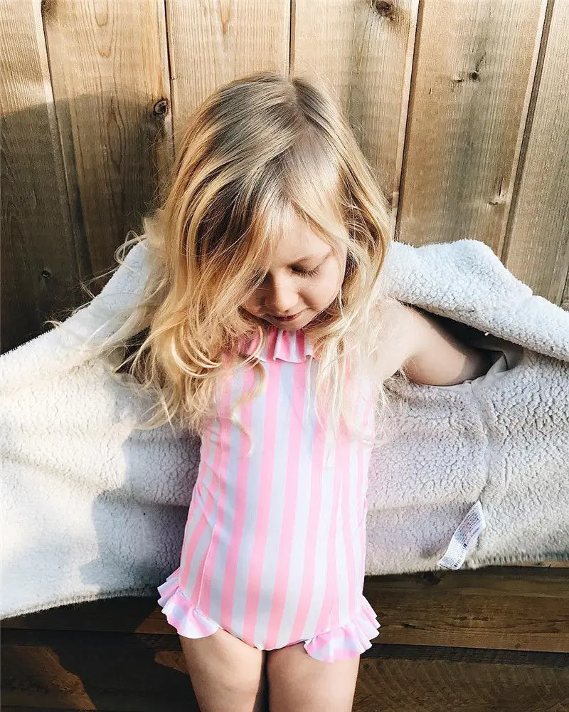 Canis Kid Baby Girls Striped Ruffle One Piece Bikini Swimwear Swimsuit Bathing Suit Beach Wear 2018 Biquini Swimming Outfit
Canis Kid Baby Girls Striped Ruffle One Piece Bikini Swimwear Swimsuit Bathing Suit Beach Wear 2018 Biquini Swimming Outfit