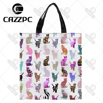 Girly Whimsical Cats Pop Art Aztec Floral Stripes Print Nylon Oxford Reusable Shopping Bag Gift Foldable Bag Eco Bag Pack of 2
Girly Whimsical Cats Pop Art Aztec Floral Stripes Print Nylon Oxford Reusable Shopping Bag Gift Foldable Bag Eco Bag Pack of 2