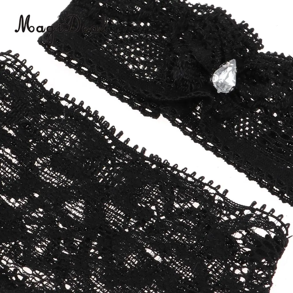 Fashion Black & White Lace Underwear Set for 1/4 BJD Night Lolita Doll Accessories