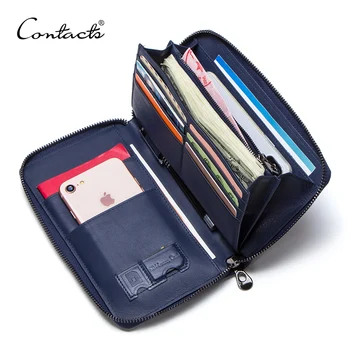 CONTACT'S Cow Leather Men's Wallet With Passport Holder Cuzdan Male Clutch Long Purse For Cell Phone Casual Portfel Men Wallets
CONTACT'S Cow Leather Men's Wallet With Passport Holder Cuzdan Male Clutch Long Purse For Cell Phone Casual Portfel Men Wallets