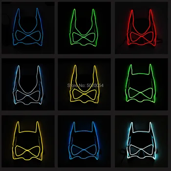 Popular Night Glow Luminous Mask Led Light Up Mask Cosplay Props EL Wire Mask For Comic Con Carnival DJ Decorative
Popular Night Glow Luminous Mask Led Light Up Mask Cosplay Props EL Wire Mask For Comic Con Carnival DJ Decorative