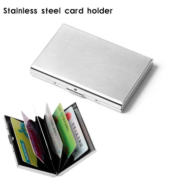 2019 Newly RFID Blocking Wallet Slim Secure Stainless Steel Contactless Card Protector for 6 Credit Cards TE889
2019 Newly RFID Blocking Wallet Slim Secure Stainless Steel Contactless Card Protector for 6 Credit Cards TE889