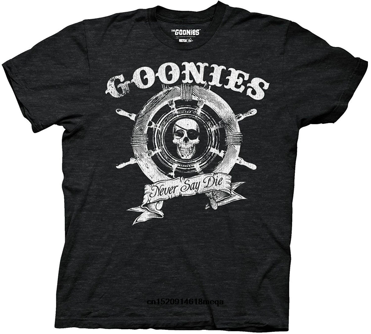 t shirt The Goonies Never Say Die Ship Wheel Mens Super Soft Tri-Blend Black T-shirt Printed Casual Tee Shirts
t shirt The Goonies Never Say Die Ship Wheel Mens Super Soft Tri-Blend Black T-shirt Printed Casual Tee Shirts