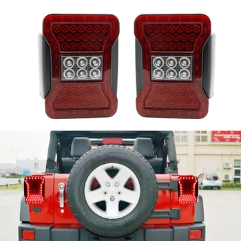 Smoke Lens Red LED Tail Light Assembly w/Brake, Turn Signal & Back Up For Jeep Wrangler JK JKU 2007-2017
Smoke Lens Red LED Tail Light Assembly w/Brake, Turn Signal & Back Up For Jeep Wrangler JK JKU 2007-2017