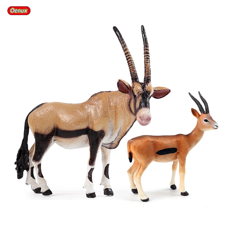 Oenux 2PCS Wild South Africa Rotary Antelope Simulation Animals Baby Antelope Model Action Figures PVC Education Toy For Kids
Oenux 2PCS Wild South Africa Rotary Antelope Simulation Animals Baby Antelope Model Action Figures PVC Education Toy For Kids