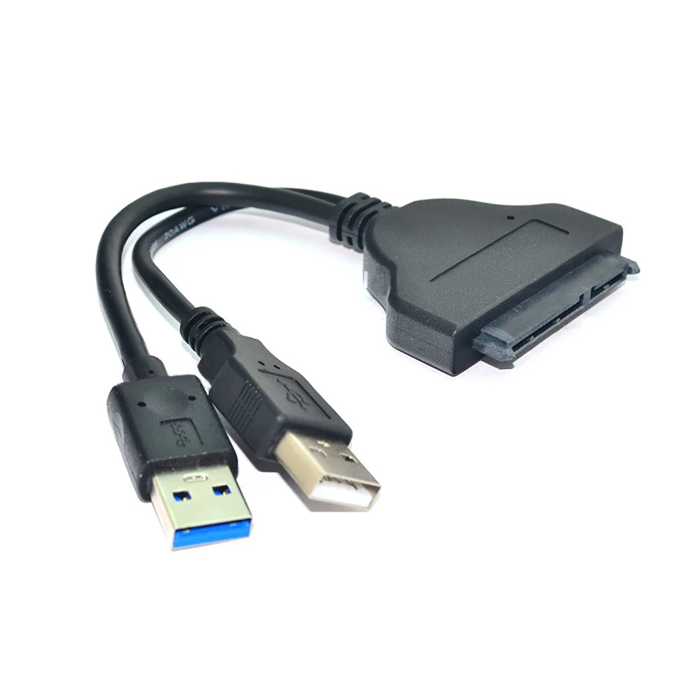 USB3.0 Easy Drive Line SATA to USB Cable USB2.0 Power Expanding Connector 2.5 inch to USB Dual Head USB To SATA Support UASP
USB3.0 Easy Drive Line SATA to USB Cable USB2.0 Power Expanding Connector 2.5 inch to USB Dual Head USB To SATA Support UASP