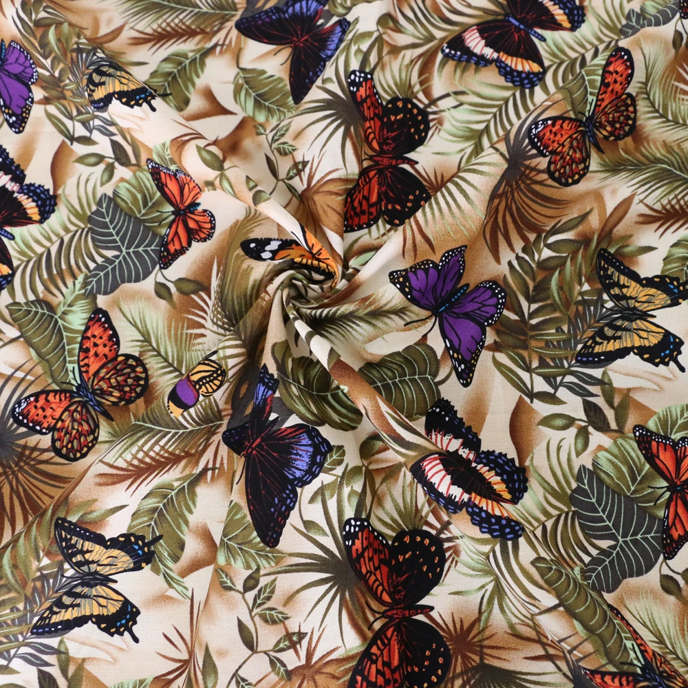 50cm*110cm Butterfly Poplin Printed Cotton Fabric Cartoon sewing toys Hat wallet bag cloth Patchwork material
50cm*110cm Butterfly Poplin Printed Cotton Fabric Cartoon sewing toys Hat wallet bag cloth Patchwork material