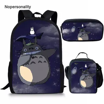 Nopersonality Cartoon Anime School Bag Set Cute My Neighbor Totoro Print Schoolbag Set for Children Primary Student Kids Bookbag 
Nopersonality Cartoon Anime School Bag Set Cute My Neighbor Totoro Print Schoolbag Set for Children Primary Student Kids Bookbag