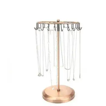 15*33*18cm Rotary Jewelry Display Stand Holder Earring Display Iron Frame Necklace Holder Accessories Base Storage Dro 1pc C173
15*33*18cm Rotary Jewelry Display Stand Holder Earring Display Iron Frame Necklace Holder Accessories Base Storage Dro 1pc C173