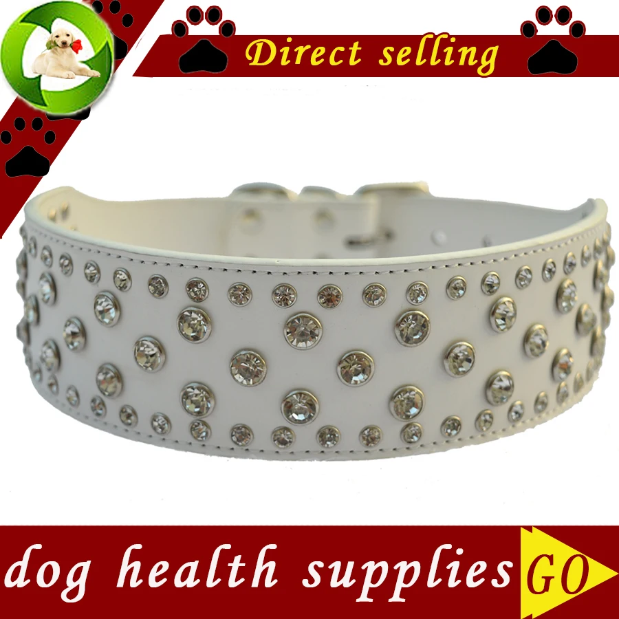 Rhinestone Dog Collar 2 Inch Wide Leather Collar For Big Dogs Adjustable Buckle Dog Necklace Pet Products For Animals Pink Red
Rhinestone Dog Collar 2 Inch Wide Leather Collar For Big Dogs Adjustable Buckle Dog Necklace Pet Products For Animals Pink Red