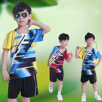 2018 Children Table Tennis Shirts boy Sports Jersey Quick Dry kid Badminton Suit T-Shirt clothing tennis Child badminton jersey
2018 Children Table Tennis Shirts boy Sports Jersey Quick Dry kid Badminton Suit T-Shirt clothing tennis Child badminton jersey