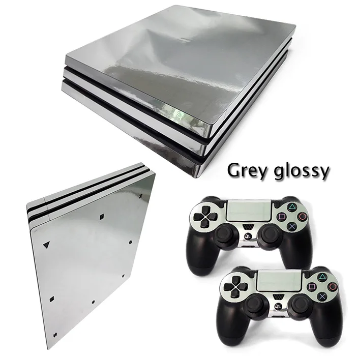 OSTSTICKER New Silver For Sony PS4 Pro Playstation 4 Vinyl Skin Sticker Cover Decal | Электроника