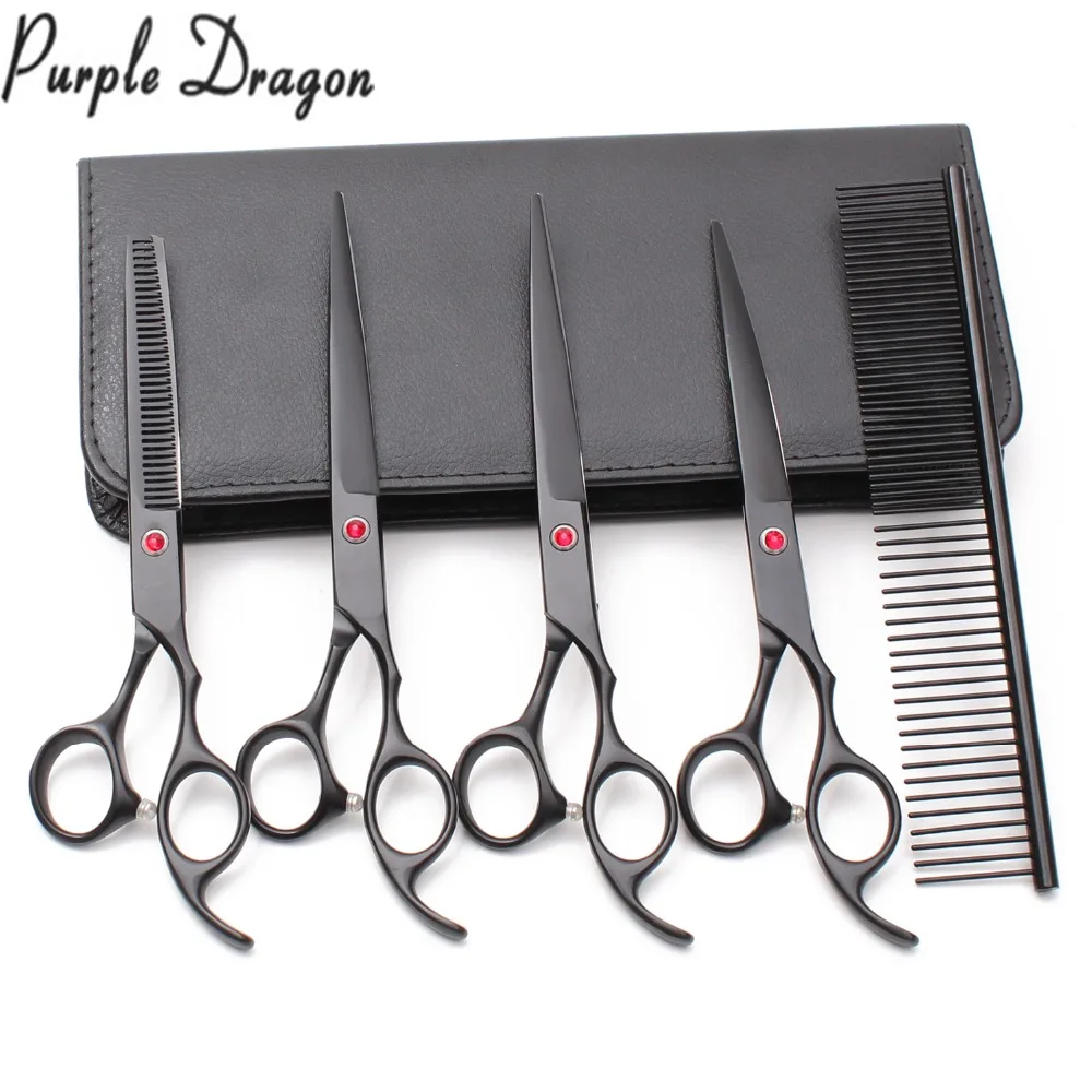 5Pcs 7 inch Purple Dragon Clippers for dog Comb Cutting Shears Grooming Thinning Scissors UP Down Curved Shears Pets Scissors
5Pcs 7 inch Purple Dragon Clippers for dog Comb Cutting Shears Grooming Thinning Scissors UP Down Curved Shears Pets Scissors