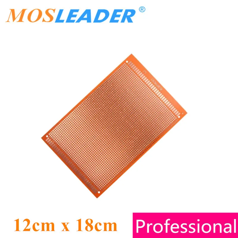 Mosleader 12x18cm 20PCS DIY Prototype Paper PCB Universal Experiment Matrix Circuit Board
Mosleader 12x18cm 20PCS DIY Prototype Paper PCB Universal Experiment Matrix Circuit Board
