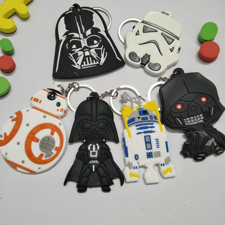 1PCS 6CM Star Wars knight Cartoon Anime Key Chain PVC Figure Keyring Toy Keychain Keyholder Birthday Gift NEW Trinkets
1PCS 6CM Star Wars knight Cartoon Anime Key Chain PVC Figure Keyring Toy Keychain Keyholder Birthday Gift NEW Trinkets