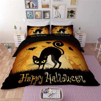 Happy Halloween cat bedding Sets Sense of design twin full queen king size bedclothes duvet cover quilt cover pillow cases
Happy Halloween cat bedding Sets Sense of design twin full queen king size bedclothes duvet cover quilt cover pillow cases