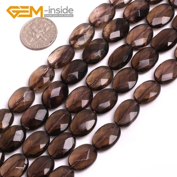 10X14MM GEM-inside Oval Faceted Smoky Quartzs Beads Natural Stone Beads Loose Beads For Jewelry Making Strand 15 Inches DIY !
10X14MM GEM-inside Oval Faceted Smoky Quartzs Beads Natural Stone Beads Loose Beads For Jewelry Making Strand 15 Inches DIY !
