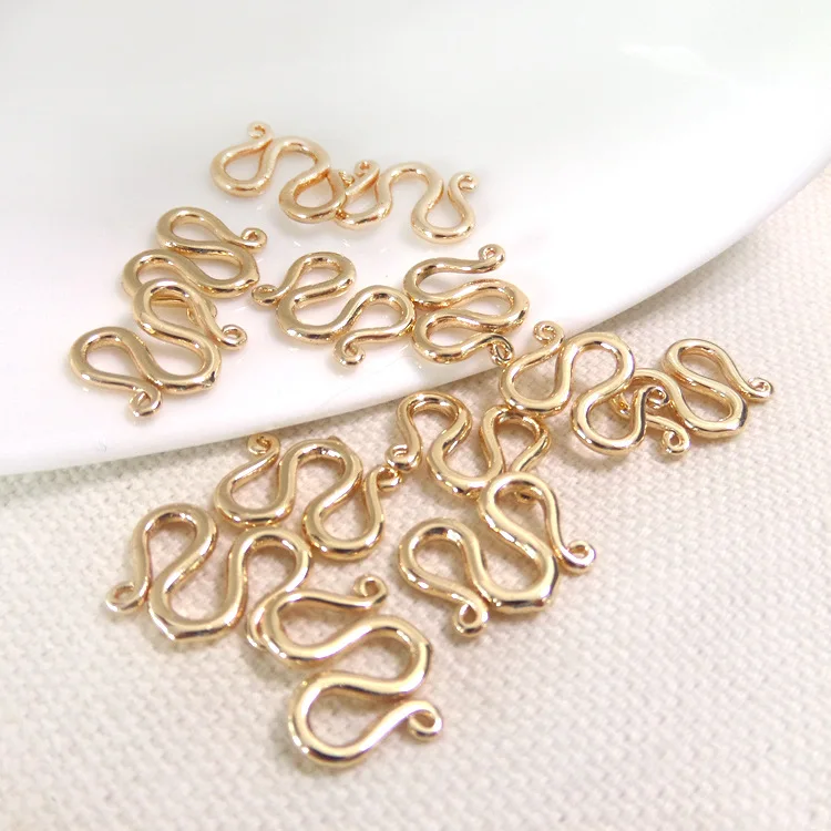 50pcs DIY 13*11mm accessories gold by S or W form fitting accessories bracelet necklace
50pcs DIY 13*11mm accessories gold by S or W form fitting accessories bracelet necklace