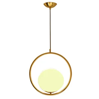 Post-modern Simple Gold Iron Glass Ball Pendant Light for Dining Room Bedroom Bedside Living Room Bar Dia35cm 80-265V 1524
Post-modern Simple Gold Iron Glass Ball Pendant Light for Dining Room Bedroom Bedside Living Room Bar Dia35cm 80-265V 1524