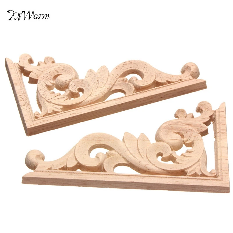 KiWarm 1pc 13*7cm Wood Carving Decal Corner Applique Frame Door Decorate Wall Doors Decorative Figurines Wooden Miniatures
KiWarm 1pc 13*7cm Wood Carving Decal Corner Applique Frame Door Decorate Wall Doors Decorative Figurines Wooden Miniatures