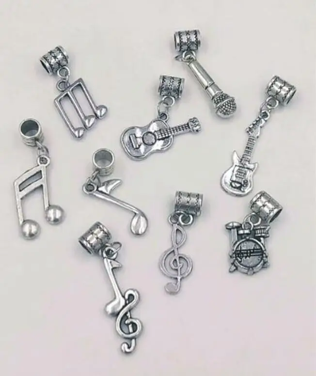 10 Pcs Antique Silver Music notation microphone rock guitar Charms Pendants for Jewelry Making Necklace DIY Jewelry Accessories
10 Pcs Antique Silver Music notation microphone rock guitar Charms Pendants for Jewelry Making Necklace DIY Jewelry Accessories
