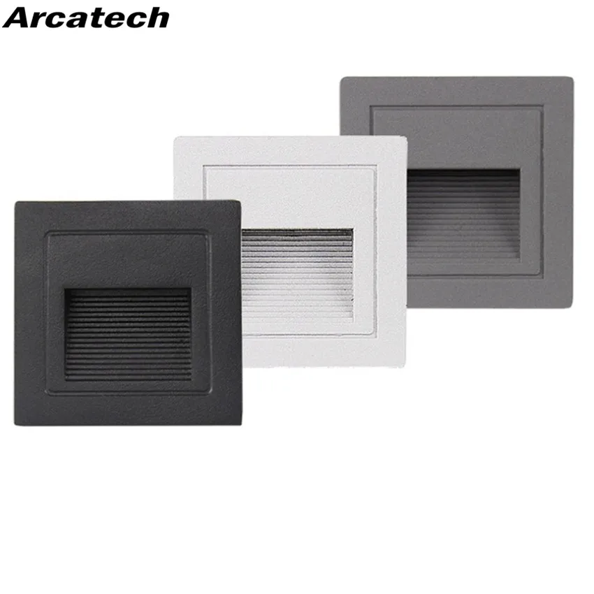 3W LED Footlights Embedded Wall Lamp Outdoor Waterproof Step Lights Stairs Light Plinths Night Lights NR-09
3W LED Footlights Embedded Wall Lamp Outdoor Waterproof Step Lights Stairs Light Plinths Night Lights NR-09