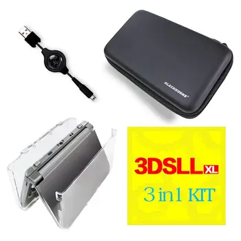 Game accessories for Nintendo 3DSLL/XL ( Hard Shell Crystal case + Retractable data & Power cable+ Travel Hard case Carry Bag)
Game accessories for Nintendo 3DSLL/XL ( Hard Shell Crystal case + Retractable data & Power cable+ Travel Hard case Carry Bag)