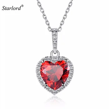 Heart Birthstone Necklace 925 Sterling Silver Garnet Cubic Zirconia Solitaire 12monthes Birthday Love Gift For Her P13164
Heart Birthstone Necklace 925 Sterling Silver Garnet Cubic Zirconia Solitaire 12monthes Birthday Love Gift For Her P13164