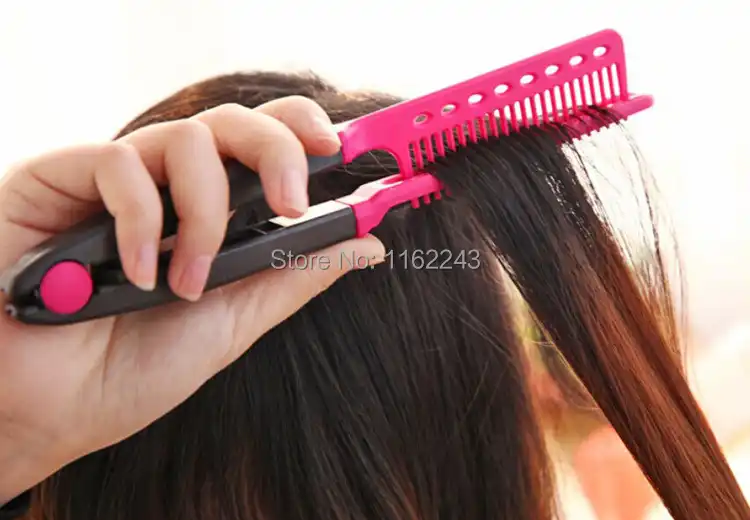 Abs Professional V Straightening Comb Plastic Heat Resistant V