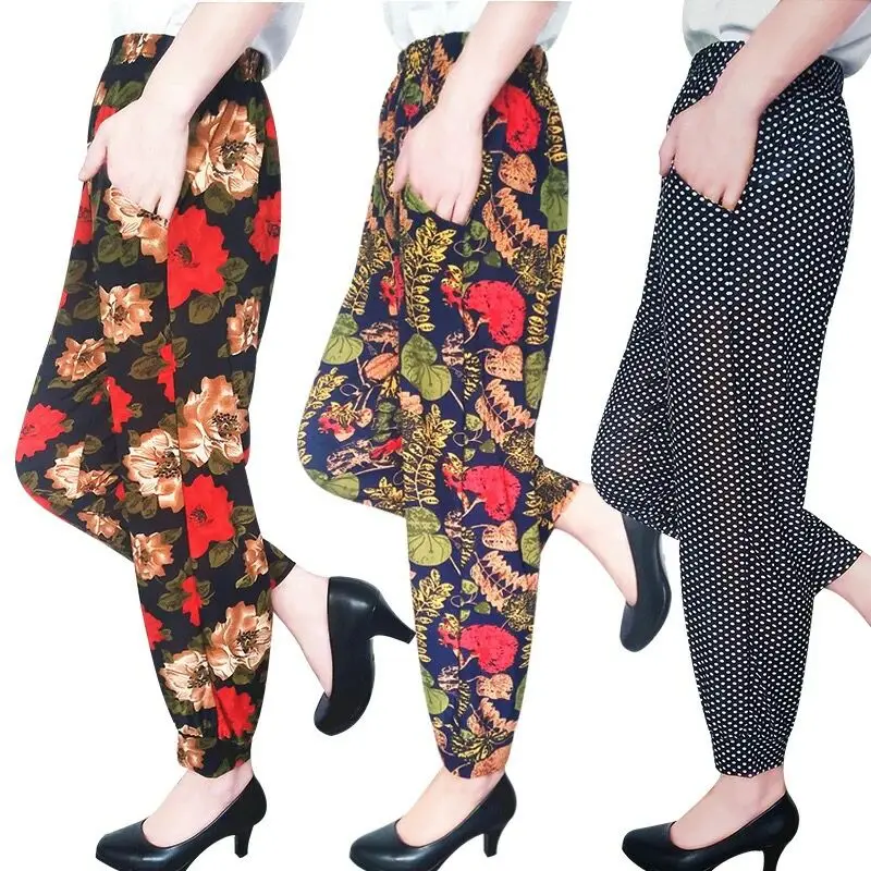 women clothing women pants ankle-length pants print high elastic trousers elastic waist european summer thin pants women capris
women clothing women pants ankle-length pants print high elastic trousers elastic waist european summer thin pants women capris